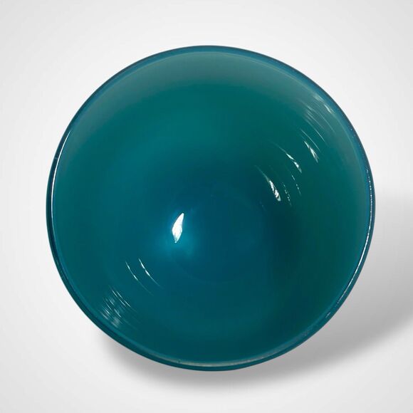 Glassybaby Aqua Verde Votive Candle Holder Teal Hand Blown Glass Pre Triskelion - Picture 6 of 9